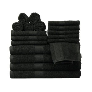 Basic Solid 18-Piece Bath Towel Set Collection - 1 of 4
