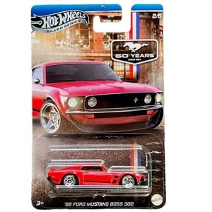 Hot Wheels '69 Ford Mustang Boss 302 60 Years Silver Series - 1 of 3