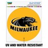 University of Wisconsin Milwaukee Logo Automotive Car Window Locker Circle Bumper Sticker - 2 of 4