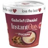 Gabriel and Daniel Instant Oatmeal with Pecans & Spices – Non-GMO, Pure and Organic Gluten Free Oats – High Fiber & Protein  (Pack of 6) - 2 of 4