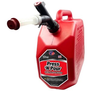 VP Racing 3839 Press 'N Pour Portable Gas Can, 5.5 Gallon - 1 of 2