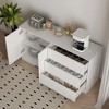 GDFStudio Theodore Modern 56.88" Sideboard with 3 Drawers and 2 Doors - 2 of 4