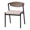 Baxton Studio Revelin Industrial Beige Fabric and Metal 5-Piece Dining Set - 3 of 4