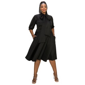 L I V D Women's Carina Donna Flare Dress w/ Pockets - 1 of 3