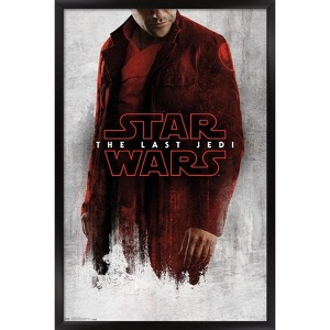 Trends International Star Wars: The Last Jedi - Red Poe Framed Wall Poster Prints - 1 of 4
