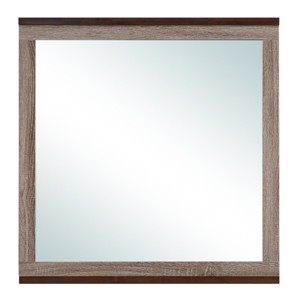 GlasFlength Decorative Wall Mirrors Contemporary Framed Mirror with Rustic Simple Design for Modern Living Spaces, Gray, 32"*2"*40" - 1 of 4