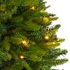 Nearly Natural 5-ft Sun Valley Fir Artificial Christmas Tree with 200 Clear LED Lights - 3 of 4