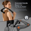 SUGIFT Ergonomic Extended Handle Massage Gun – Deep Tissue Muscle Massager with 4 Heads, 5 Speeds, Quiet Motor & Long Battery Life - 2 of 4