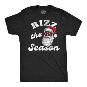 Mens Funny T Shirts charm The Season Sarcastic Christmas Graphic Novelty Tee For Men - Crazy Dog Men's T Shirt - 1 of 4