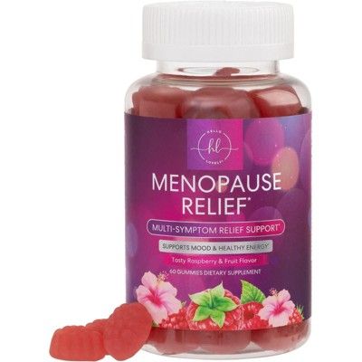 Menopause Supplements for Women - Complete Natural Mild Hot Flashes & Night Sweats Support, Multi Benefit Menopause Relief - 60 Gummies