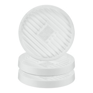 Unique Bargains Plastic Indoor/Outdoor Durable Plant Saucer Water Catcher Tray 3 Pcs - 1 of 4