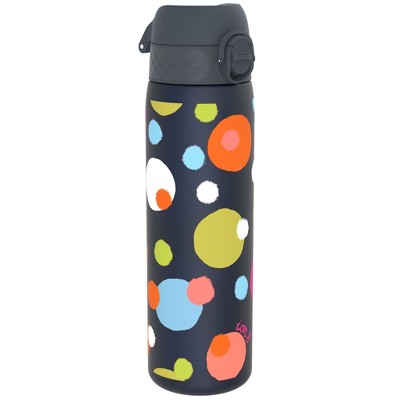 Ion8 BPA Free Recyclon Water Bottle - 18oz - Pattern Spots 17 oz
