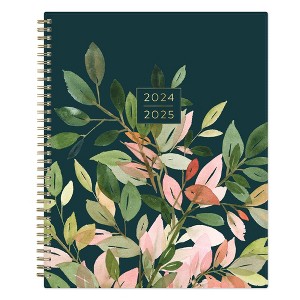 Yao Cheng for Blue Sky 2024-25 Weekly/Monthly Planner 11"x8.5" Wirebound Foliage Green: Agenda, Calendar, Adult Stationery - 1 of 4