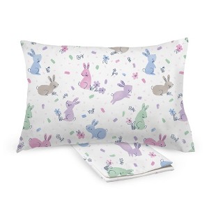 BreathableBaby Cotton Percale Pillowcase, For 13" x 18" Toddler Pillow (2-Pack) - 1 of 1
