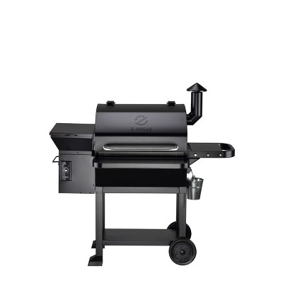 Z Grills Black Elk ZPG-10002B Wood Pellet Grill and Smoker 7-in-1 BBQ Grill