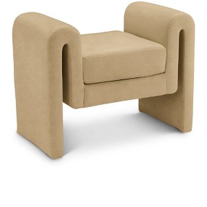 Meridian Furniture,Sloan Velvet Bench - 1 of 4