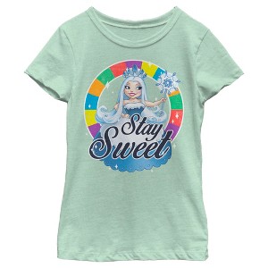 Girl's Candy Land Stay Sweet Queen Frostine T-Shirt - 1 of 4
