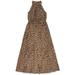 I.N.C International Concepts Womens Cheetah Print Maxi Dress, Brown, Small - 1 of 1