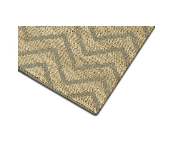 9'X13' Gray Chevron Loomed Area Rug - Addison Rugs