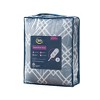 Plush to Faux-Shearling Heated Throw Blanket - Geometric Print with 5 Heat Settings, 3-Hour Auto Shut-Off, Machine Washable for Cozy Comfort - 4 of 4