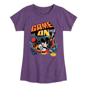Girls' - Disney - Mickey & Friends Fitted Short Sleeve Graphic T-Shirt - 1 of 4