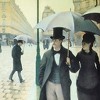 Design Toscano Rue du Paris, Rainy Day, 1877: Canvas Replica Painting: Grande - 2 of 4