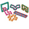 Neliblu Wacky Tracks Sensory Fidget Toys Snap and Click Fidget Cube Puzzles Bulk, Set of 6 - 4 of 4