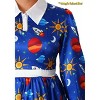 HalloweenCostumes.com 5X  Women  The Magic School Bus Miss Frizzle Plus Size Costume, Orange/Blue/Red - 4 of 4