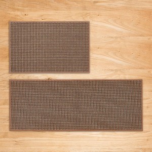 Isla Jade 20"x30" & 20"x50" 2pk Washable Border Accent Rugs - 1 of 4
