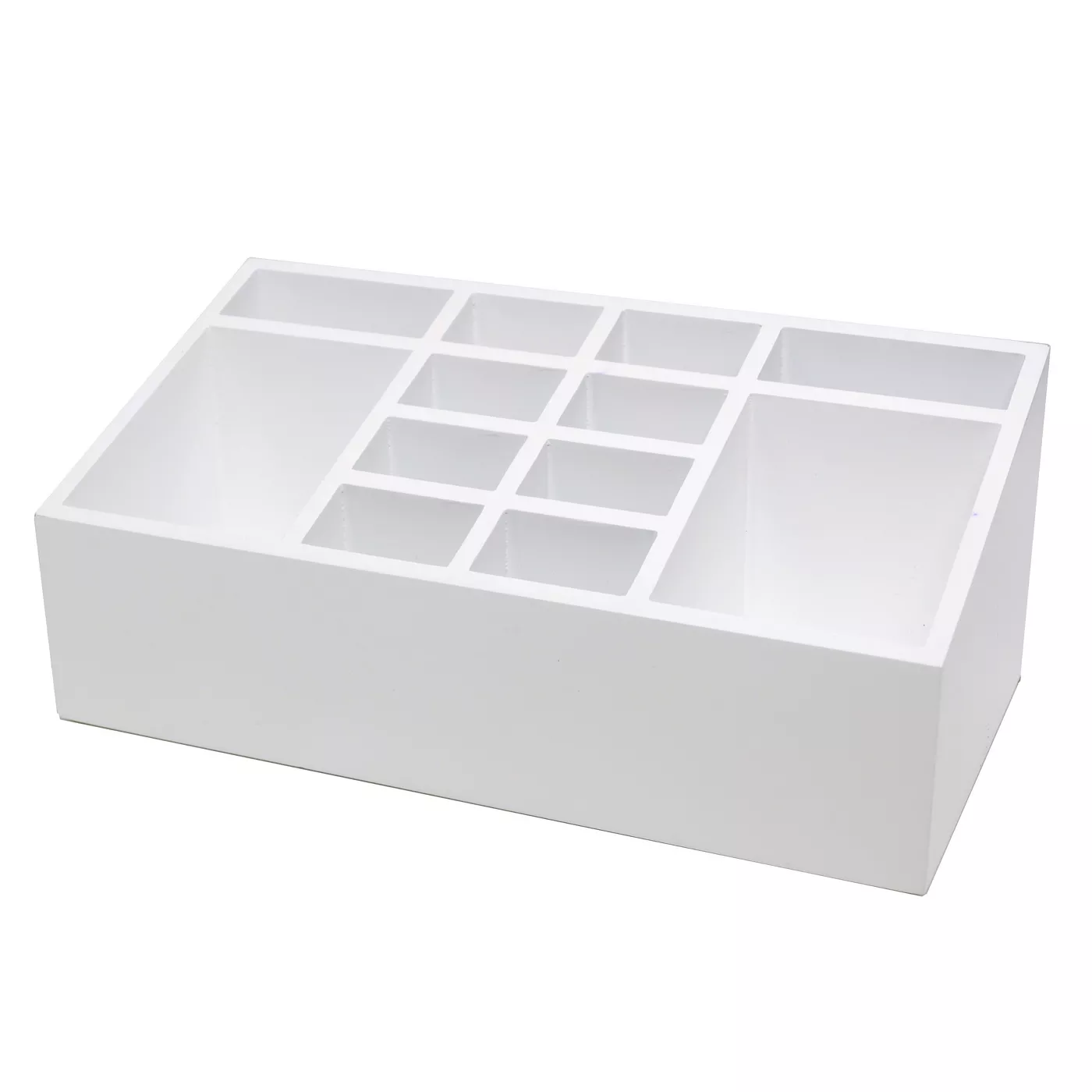 10"X5"X4" 12 Compartment Vanity Organizer White - Threshold™ - image 1 of 2