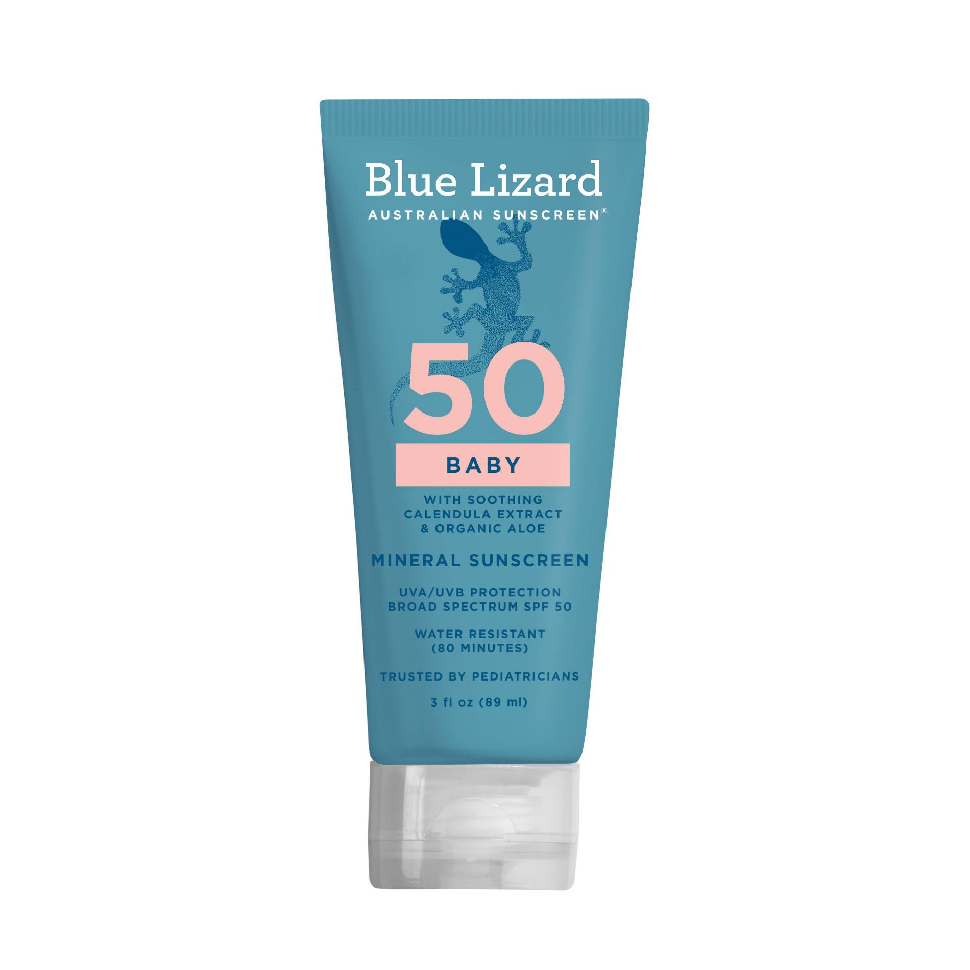 Blue Lizard Baby Sunscreen Lotion - SPF 50 - 3 fl oz: Whole Body, No Fragrance, Paraben-Free, Vegan