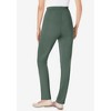 Woman Within Plus Size Tall The Hassle-Free Elastic-Waist Soft Knit Pant - 3 of 4