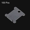 Unique Bargains PP Plastic Reusable Embroidery Floss Bobbins with Thread Clips 100 Pcs - 3 of 4
