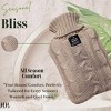 EBF Home Huddle Hush Hot Water Bottle, Hot Water Pack for Hot and Cold Compress, Ideal for Menstrual Cramps, Neck Shoulder Pain Relief - 4 of 4