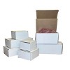 supplyhut 200 4x4x3 White Cardboard Paper Boxes Mailing Packing Shipping Box Corrugated - 3 of 4