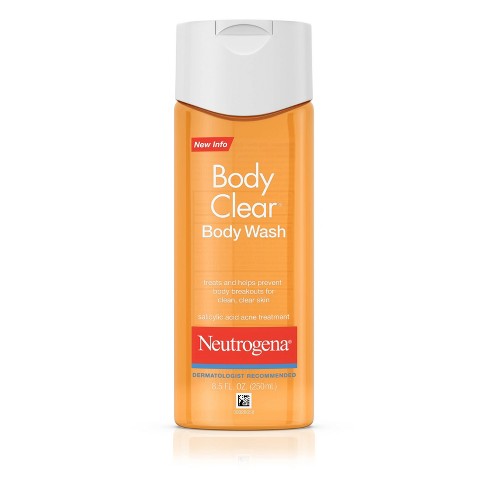 Neutrogena Body Clear Acne Body Wash With Glycerin 8 5 Fl Oz