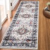 Vintage Boho Washable Area Rugs Soft Medallion Distressed Rug Carpet - 3 of 4