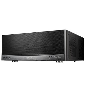 SilverStone Technology Grandia 11 Compact ATX Home Theater PC (HTPC) case with 240mm Radiator Support, SST-GD11B - 1 of 4