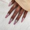 Vynxaria PurPle Fashion-Forward Wearable Nails for Every Mood Size M - 4 of 4