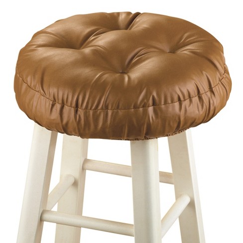 Hastings Home Square Memory Foam Chair Pad With Ties - Brown : Target