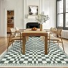 Acekool Modern Runner Rug [2x6] Non-Slip Geometric Kitchen Runner, Stain Resistant Ultra-Thin Bedside Rug for Bedroom, Hallway, Laundry [color - 3 of 4