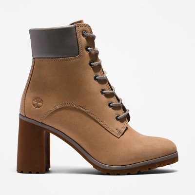 Timberland Women s Allington Lace up 6 inch Boots Light Taupe Nubuck 9 Target