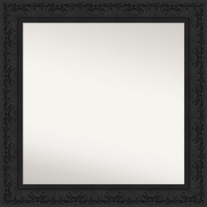 Amanti Art Luxe Non-Beveled Framed Bathroom Vanity Wall Mirror - 1 of 4