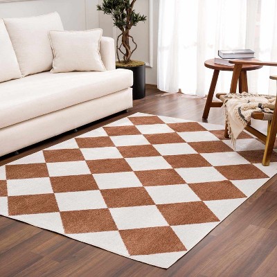 Hauteloom Ulric Living Room, Bedroom Machine Washable Area Rug - Contemporary