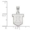 Black Bow Jewelry Sterling Silver Illinois Fighting Illini NCAA Small Pendant - 2 of 3