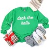 Simply Sage Market Women's Graphic Sweatshirt Deck The Halls Bold Cursive - 2 of 4