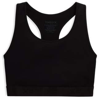 TomboyX Compression Top, Full Coverage Medium Support Top Black 5X Large