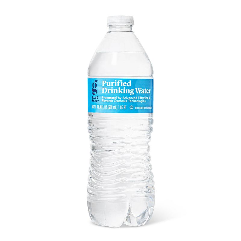 Purified Water - 32pk/16.9 fl oz Bottles - Good &#38; Gather&#8482;, 2 of 4