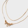 Slider Charms Multi-Strand Necklace - Wild Fable™ Gold - 4 of 4