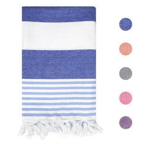 Unique Bargains Sand Free Quick Dry Absorbent Travel Beach Towel 40" x 72" - 1 of 4